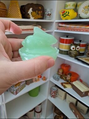 Jadeite Mini Bunny On A Nest